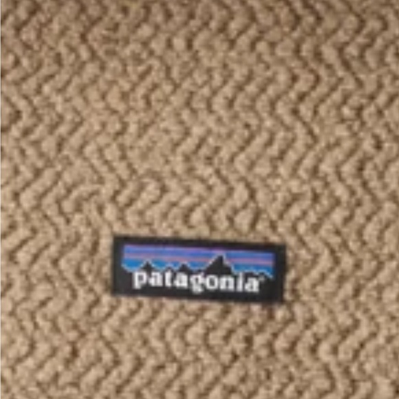 Patagonia Sherpa Quarter Zip Fleece Pullover men's XL Tan outdoor spring ready - Picture 7 of 8